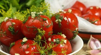 Малосольные помидоры за 5 минут — самый вкусный рецепт