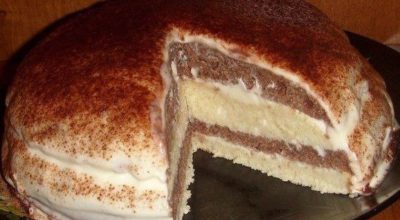 Урааа… нашла простой рецепт очень нежного и вкусного тортика на кефире!