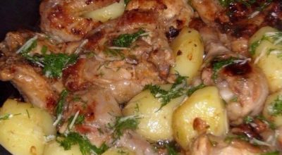 Аппетитная сочная и ароматная курочка в кефире