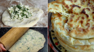 Вкуснейшие хычины! Приготовила стопку ароматных лепешек всего лишь за полчаса