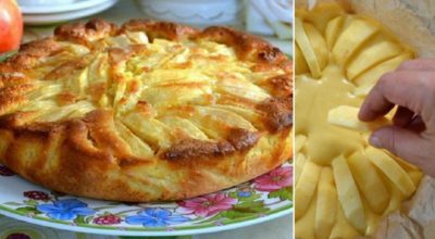 Деревенский яблочный пирог родом из Италии. Мягкое тесто, хрустящая корочка, начинка с кислинкой — всё, как я люблю!