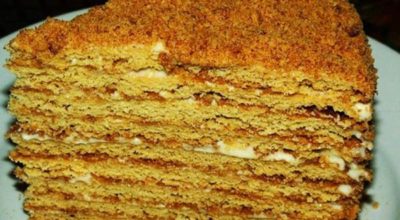 Торт медовик — классический рецепт с заварным кремом