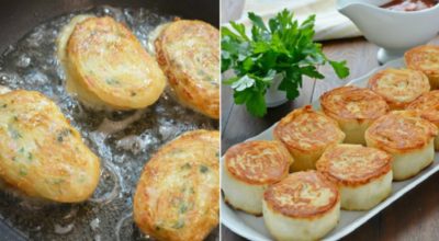 ЗАКУСКА, КОТОРУЮ РАСХВАЛИВАЮТ БОЛЬШЕ, ЧЕМ МЯСО! ГОРЯЧИЕ РУЛЕТИКИ ИЗ ЛАВАША С КАРТОФЕЛЕМ И ГРИБАМИ